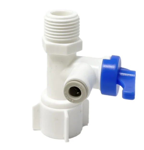 900108 Reverse Osmosis RO Water Filter Feed Water Valve 1/4" tube