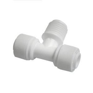 900159_1-1.jpeg Push Fit Tee 1/4" Tube x 1/4" Male Thread x 1/4" Tube Quick Connect