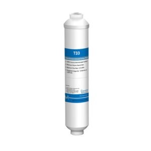2" x 10" Inline T33 Granular Active Carbon Filter 1/4" internal thread